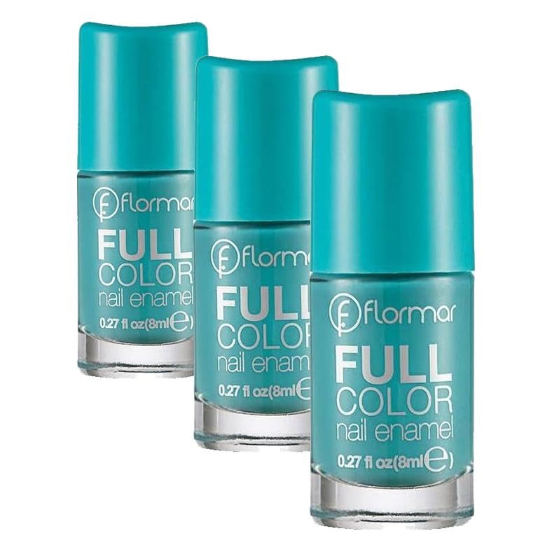 Flormar Yoğun Pigmentli Parlak Oje Full Color Nail Enamel Fc25 Utopia Vacation (3 paketi)