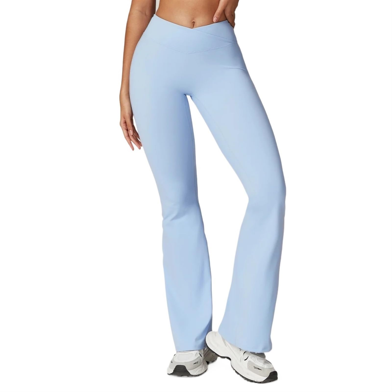 Leggings Mujer Pantalones de Yoga Acampanados de Cintura Alta for Mujer, Mallas de Gimnasio for Fitness, Correr, Campana, Entrenamiento for Correr, Pantalones Deportivos con realce de glúteos