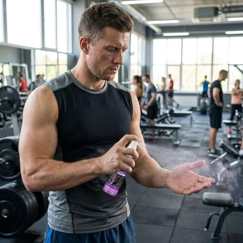Image of 6 Pcs Lavender Scented Hand Sanitizer Spray Bulk Travel Size Hydrating Hand Sanitizer Spray 2 Fl oz Pocket Bottle Mist Gently Cleans Dirt for Family Adults Sensitive Skin Office Family Travel