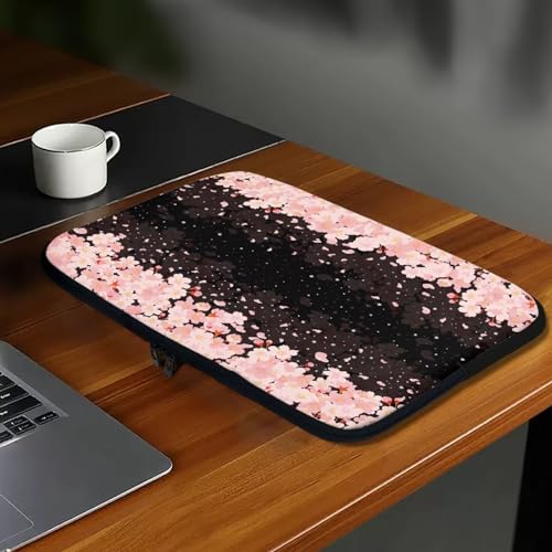 Funda para laptop 15 pulgadas diseño floral rosado miniatura 4