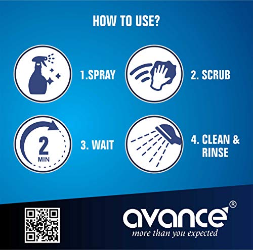 Image of Avance Powerful Limescale remover (Steel Tap Cleaner) and Stainless Steel Polish (200ml + 200ml)