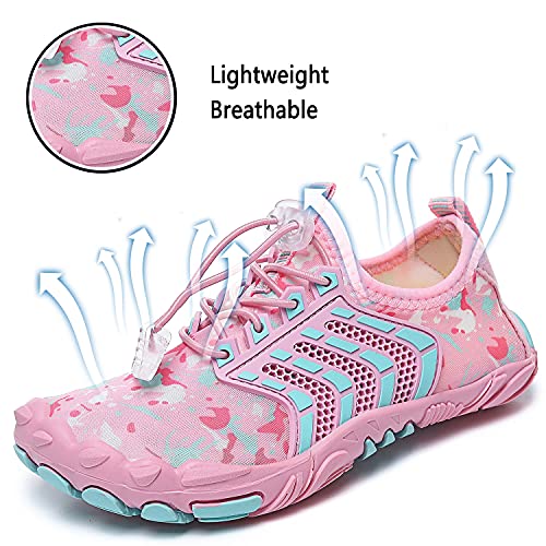 Image of Quickshark Kids Water Shoes Boys Girls Barefoot Aqua Socks Outdoor Indoor Quick Dry Sandals Lightweight Slip On Walking Sneakers for Beach Pool Swim (Little Kid /Big Kid)