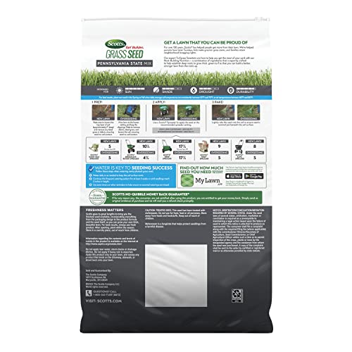 image for Scotts Turf Builder Grass Seed Pennsylvania State Mix with Fertilizer 