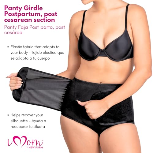 Image of NEWFORM iMom Postpartum Belly Band - Tummy Control Underwear for Women High C Section Recovery Fajas Postparto para Mujer