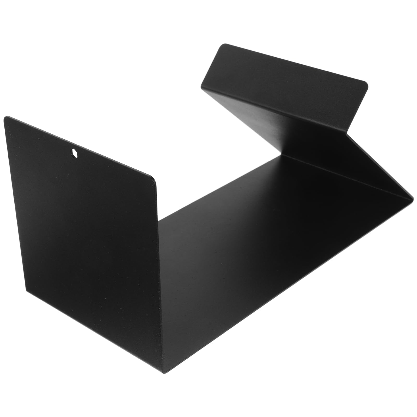 Organiseur de Livres en Fer Noir, Chevalet Robuste, Design Vertical