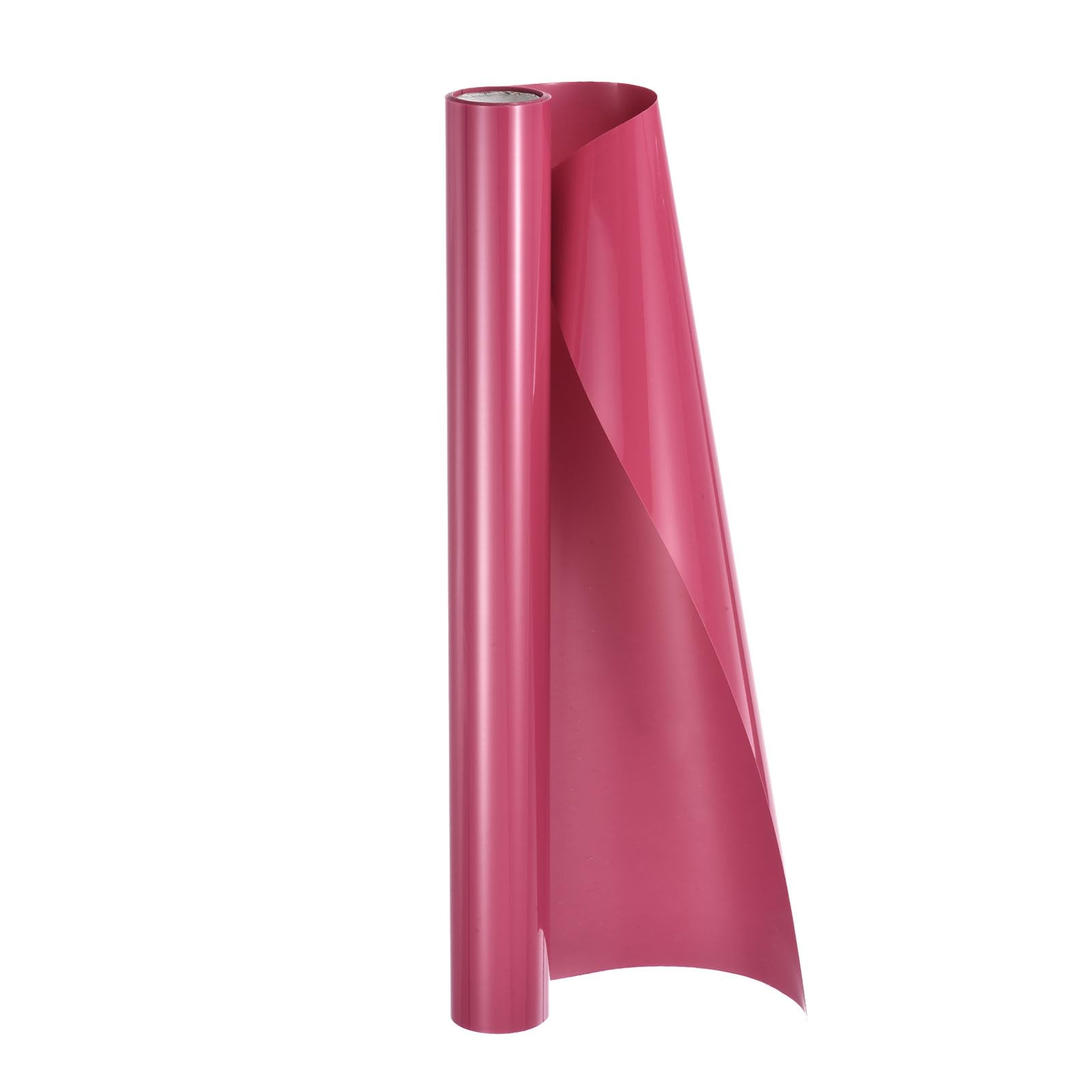 sourcing map HTV Heat Transfer Vinyl 12" x 3.6ft Roll PVC Magenta Iron on Vinyl for All Cutter Machine, Easy to Cut & Weed