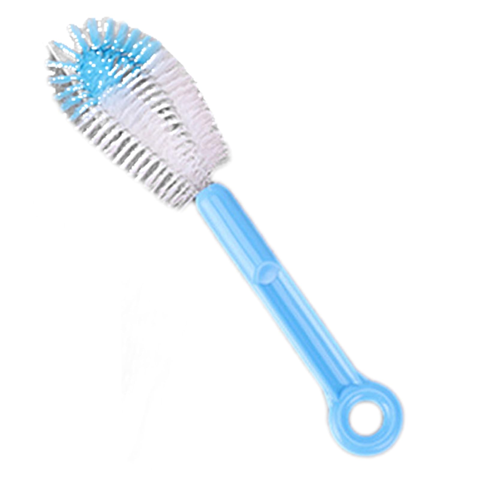 fxwtich Bottle Brush Sturdy Cup Scrubber Water with Long Handle Soft Bristle Design Hanging Hole Multifunctional Efficient Glassware E