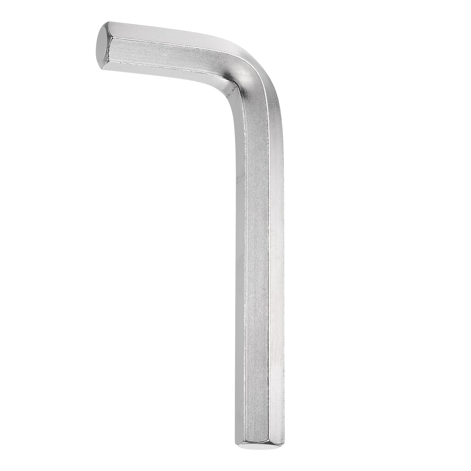 sourcing map Hex Key Wrench 17mm Cr-V Steel L-Shape Hexagon Metric Wrenches Repairing Tool for Home DIY Bike Motorcycle Repair, Silver