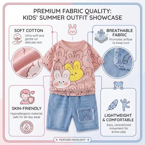 Image of Krishn Creations Kids Clothes for Boys | Cotton Printed Half Sleeve T-shirt and Shorts Baby Boy Dress | Casual Wear Kids Clothes