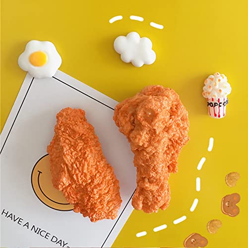 Imanes Decorativos de Alitas de Pollo en Resina miniatura 4