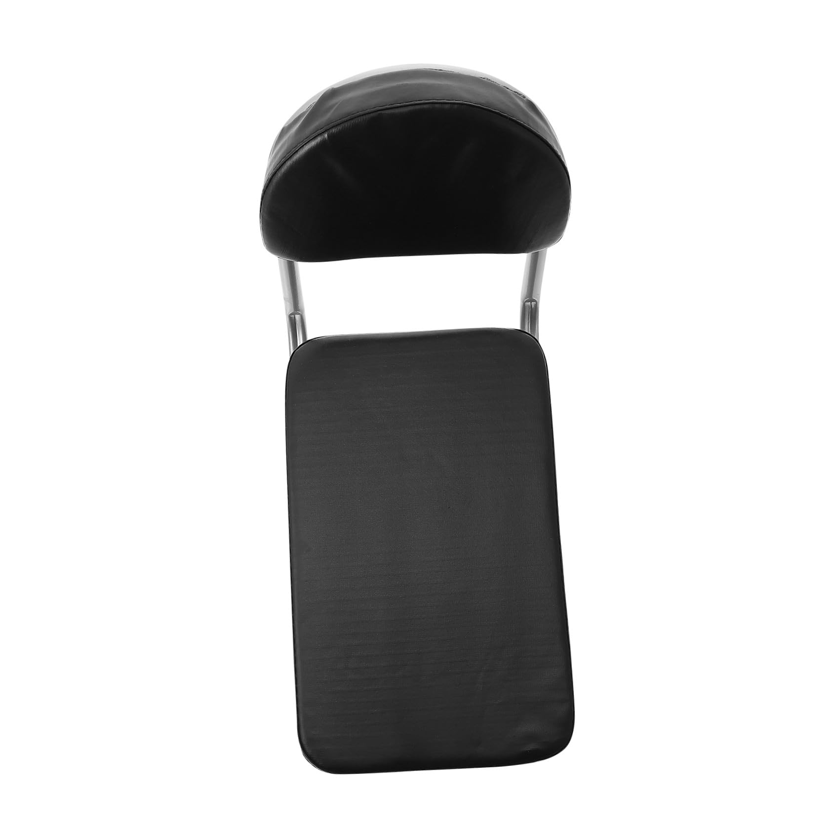 Anneome Sedile Posteriore Cuscino Schienale, per Bicicletta | Imbottitura in Spugna, Struttura in Acciaio, Superficie Antiscivolo, per Bici ed E-bike, Nero