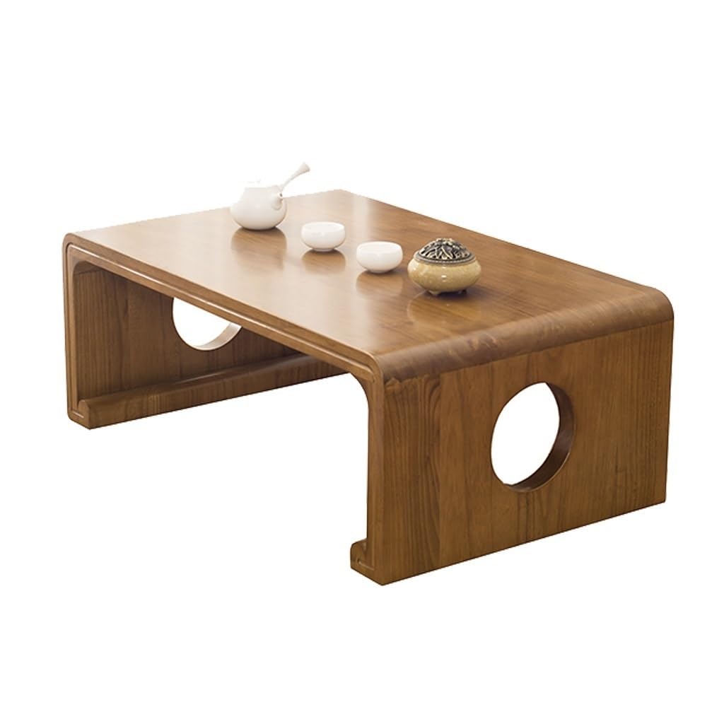 Table basse japonaise bois massif de qualité supérieure pour étude