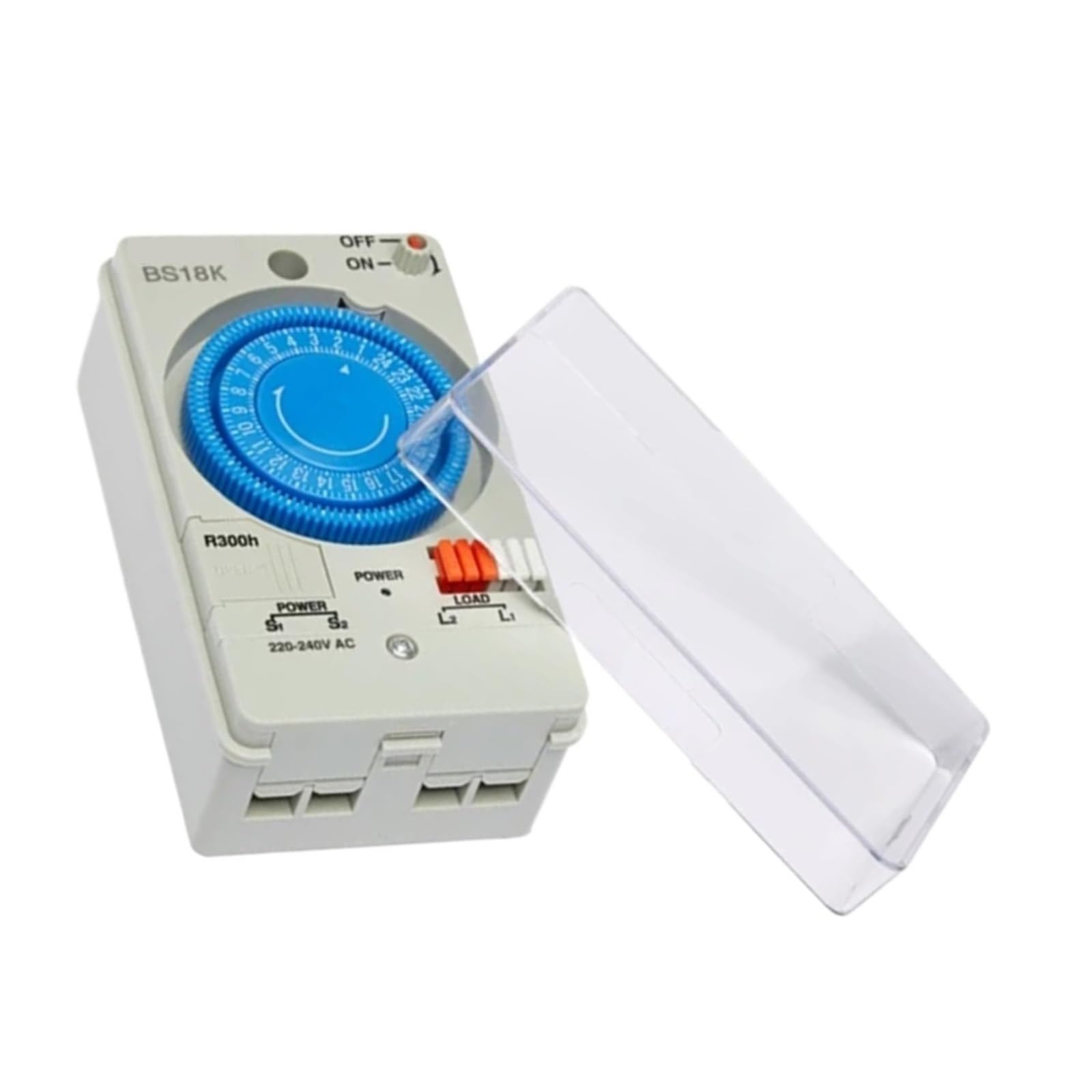Interruttore Timer 50/60 Hz, Interruttore orario Meccanico 24 Ore con 48 Volte di accensione/spegnimento al Giorno Intervallo di impostazione 'Ora 30 Minuti (Size : 110V)