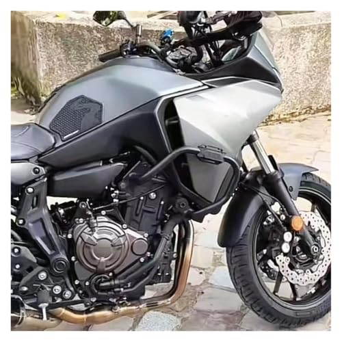 Protection moteur Tracer 7 : crash bar bas noir de qualité supérieure conçu pour le trail routier