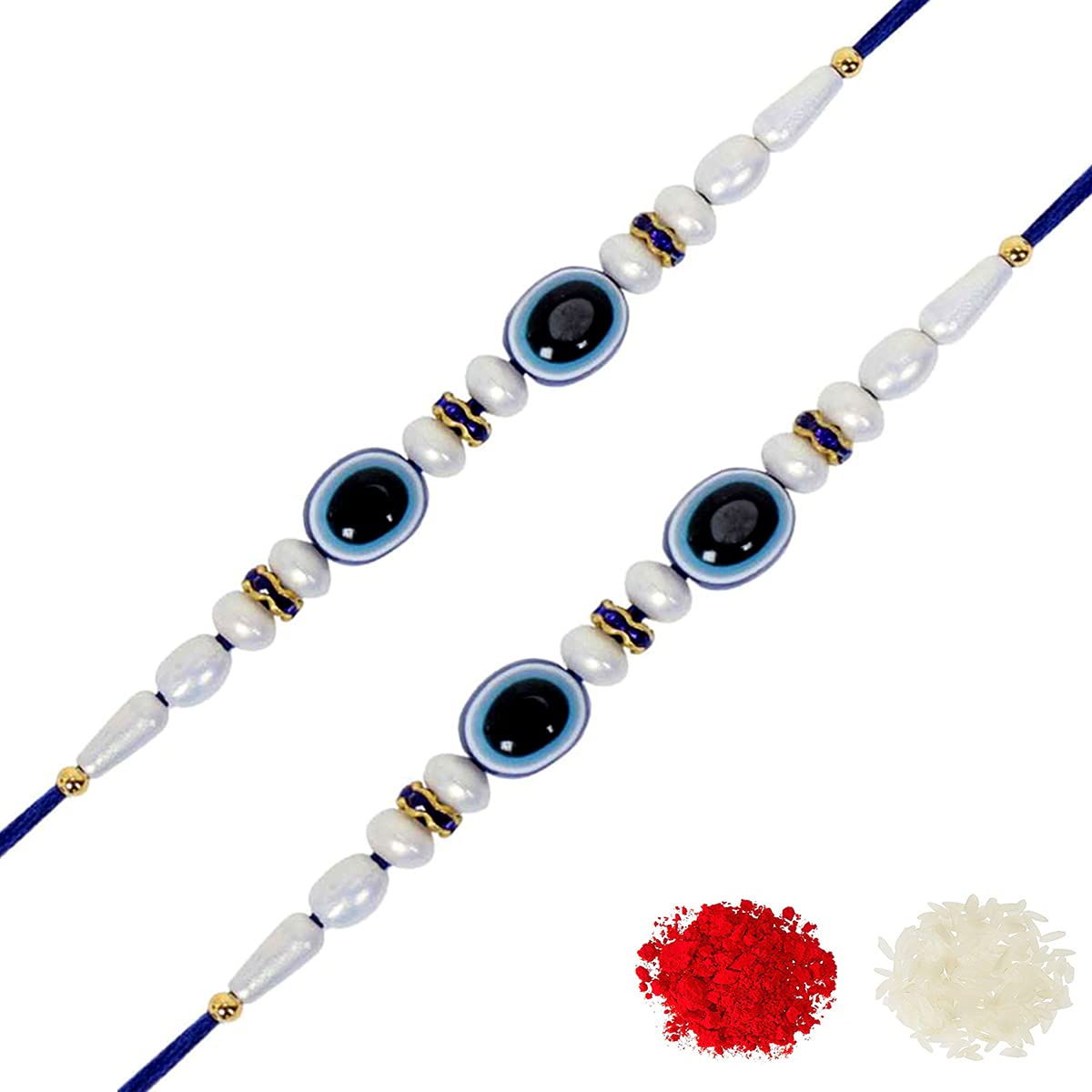 Riddhika Ventures Traditional Ram Rakhi (Set of 2), God Shravan Pooja Kit Along with Shravan Pooja Wall Sticker (Set of 2), Roli, Chawal and Greeting Card (P1P1) (B08BP9JLBJ) Amazon Price History, Amazon Price Tracker