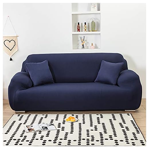 DWTECH Funda elástica para sofá Elasticas de 1 2 3 4 Plazas (Gratis 2 Funda de Cojines) Universal Funda Cubre Sofas Ajustables, Antideslizante Protector Cubierta de Muebles con Cuerda de fijación