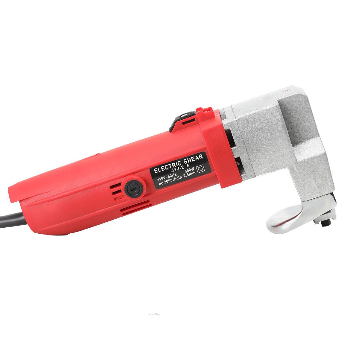 Cisaille électrique 500W Grignoteuse à Métal 2000tr/min Coupe 2,5 mm