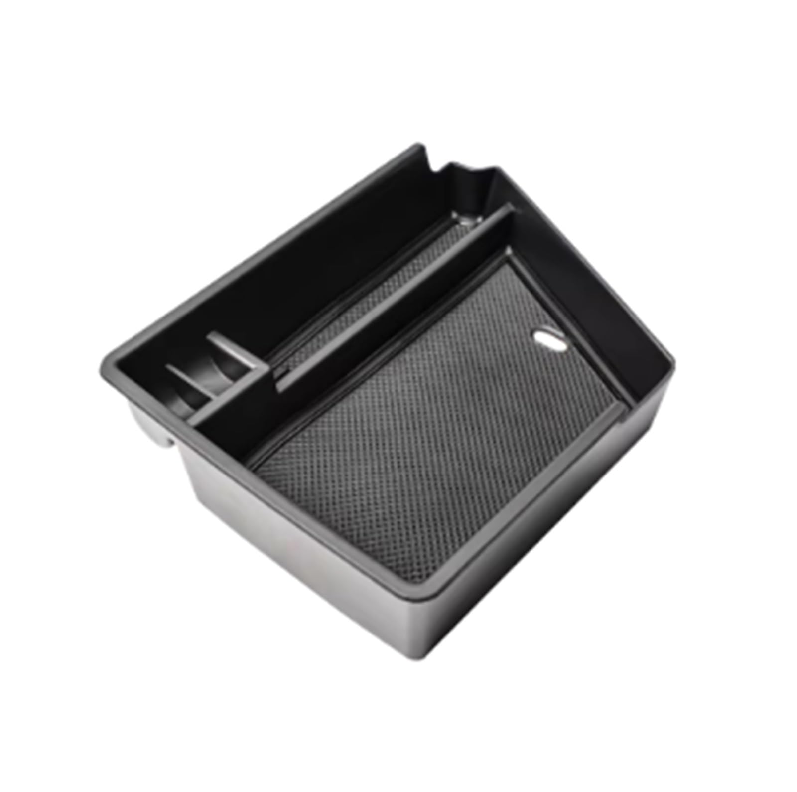 REQIANOZ For Cadillac For Lyriq 2023 2024 Armrest Storage Box ABS Accessories Secondary Organizer Center Console Organizer Tray