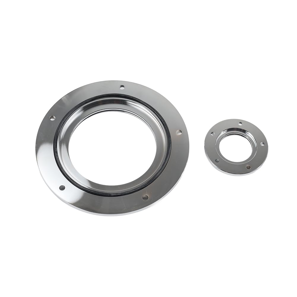 Bacar Derby Timing Cover Trim Timer Aluminium Chrom Für Dyna 1999-2017