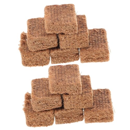 KESYOO 10pack BBQ Charcoal Fast Starter for Fire Pit Grill Campfire Emergency Fire Starter Cubes Squares for Outdoor Camping Hiking