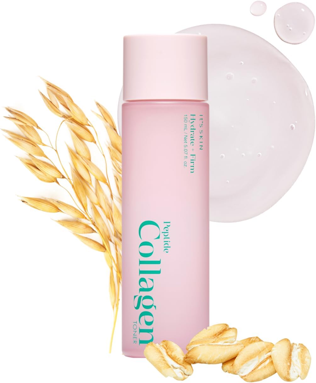 It’s Skin Peptide Collagen Toner 5.07 Fl Oz | Moisturizing Toner with Organic Collagen Peptides | Hydrating Toner for Sensitive Skin | Organic Skin Care & Face Brightening Toner | K Beauty Toner