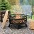 Panovue 38 Inch Wood Burning Fire Pit for Outside, Round Firepit with Grill & Metal Lid, Metal Outdoor Fire Pit Table for Patio Backyard Garden Bonfire Party