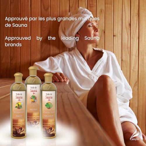 Camylle - Sauna Fragrance Rosemary - Fragrances Based on Pure and Natural Essential Oils for Sauna - Bracing with Warm Burning Aromas - 500ml