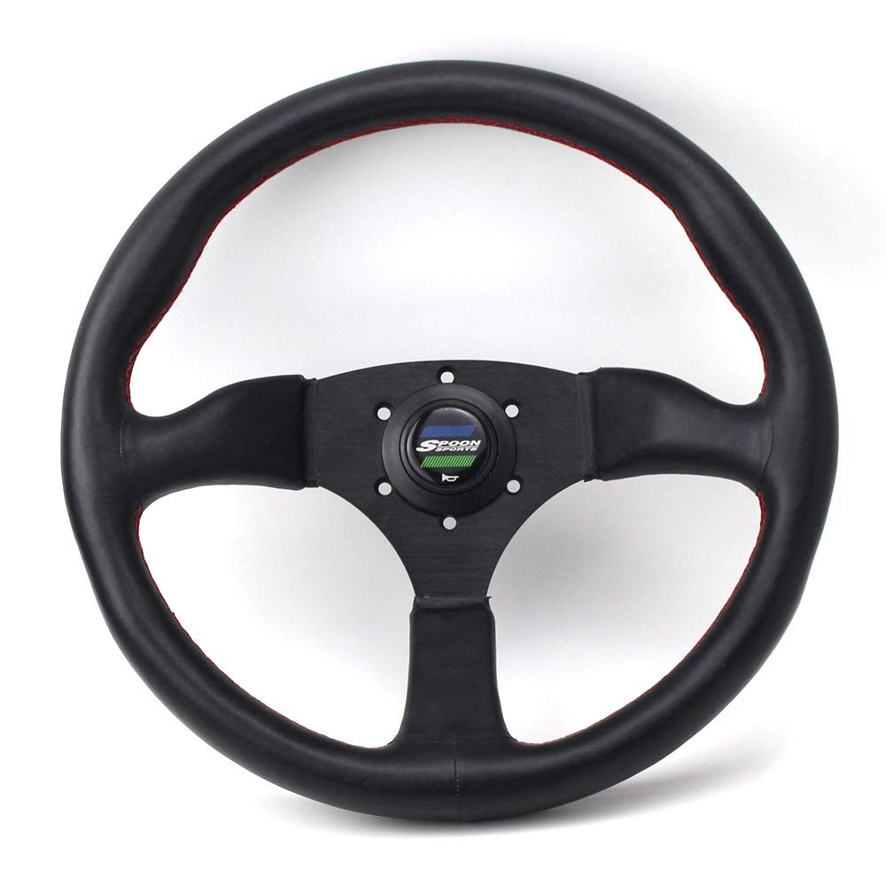 Volante Auto Sportivo In Eco Pelle Simoni Racing X2 Poly Pelle Blu 330 - 8