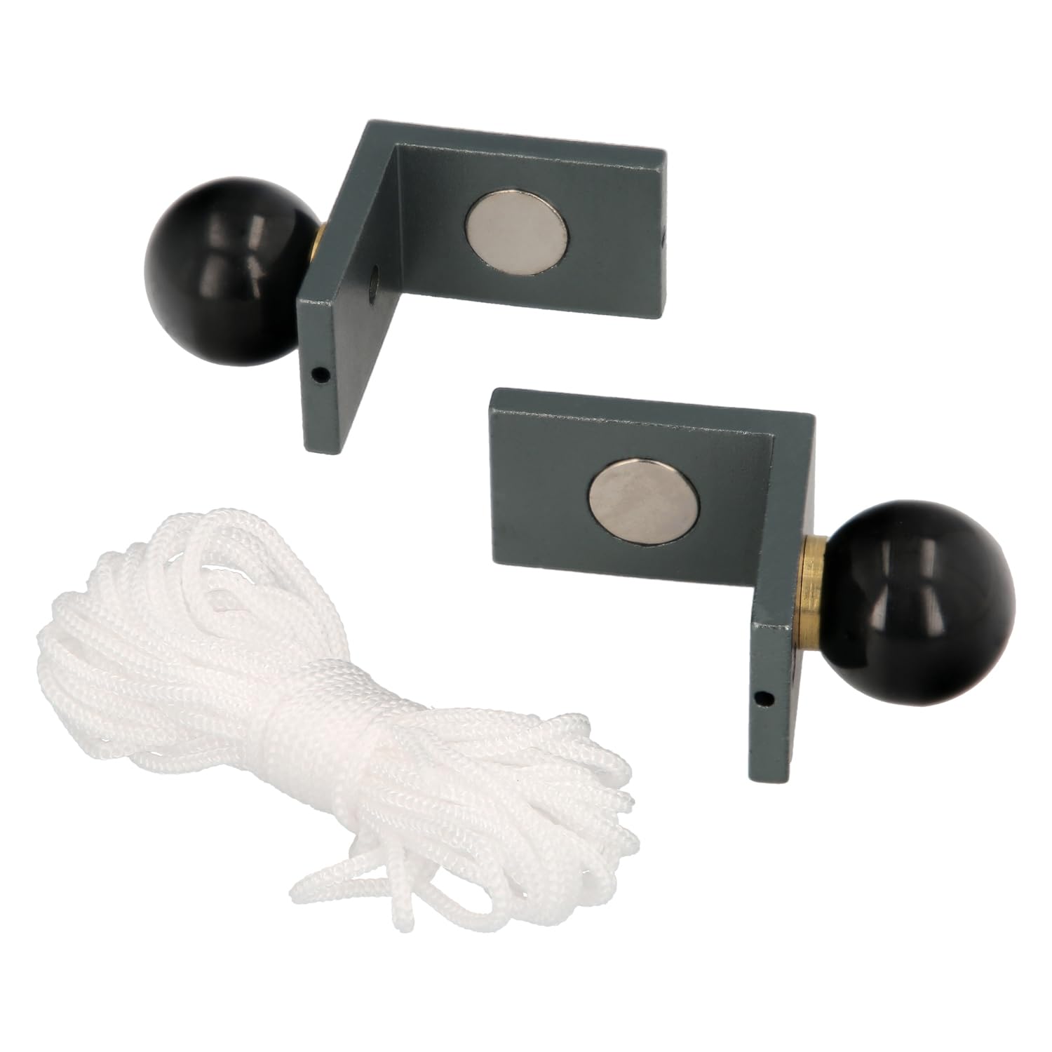 WOLFPACK LINEA PROFESIONAL Juego Angulares Magneticos Para Reglas 40x40 mm. Nivel Pared, Nivelador Pared.