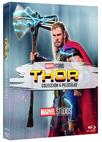 Thor 1 4 (Blu ray) Pack 4 peliculas: Thor, El Mundo Oscuro, Ragnarok, Love and Thunder