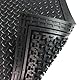 Doortex Anti-Ermüdungsmatte | Arbeitsplatzmatte anti-fatiguemat | 71 x 78 cm | aus 100 % Gummi | schwarz | rechteckig | mit Riffelstruktur