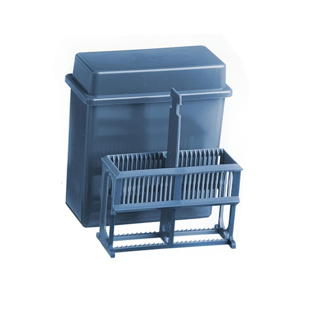 Buy Plastic Slide Staining Rack & Staining Tank Micro Slides Staining ...