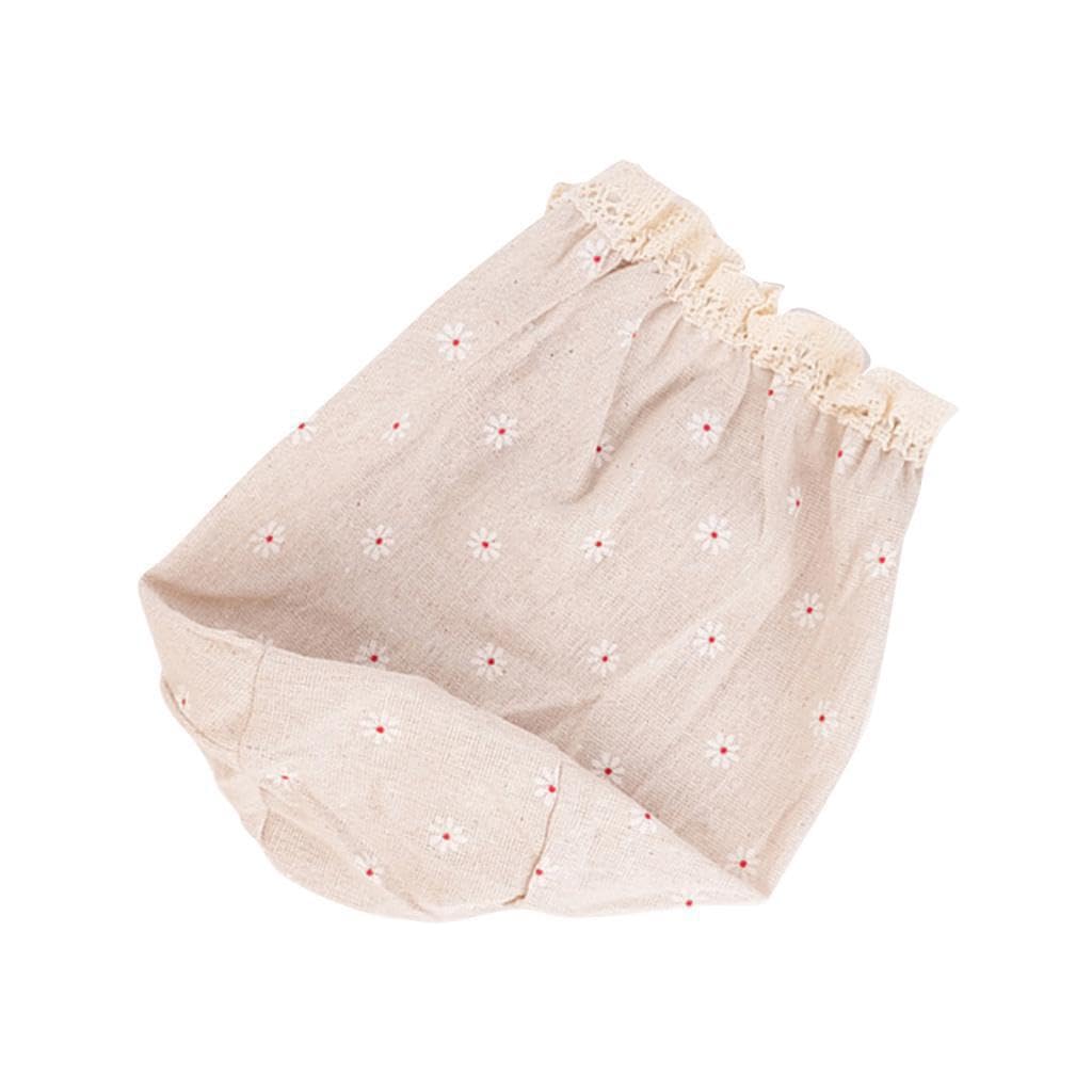 Fodera per cestino da bicicletta, accessori per bici con design intrecciati, offre spazio pratico per riporre i giocattoli dei bambini quando va in bicicletta, Beige, 23x19x16.5 cm