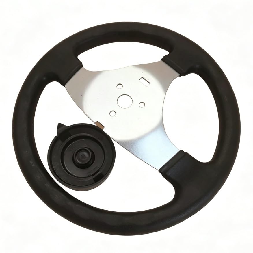 Volante de 300mm para solucionar holguras en dirección de Go Kart 250cc