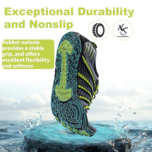 Water Shoes for Women Men, Quick Dry Barefoot for Workout, Hiking, Walking, Yoga, and Water Sports, Lightweight, Non-Slip, Athletic River Shoes for Outdoor Sports and Exercise3