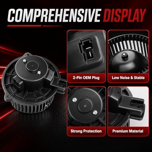 Image of Vetmor 700286 AC Blower Motor Fan with Fan Cage Fits for Hyundai Accent Veloster 2012-2016 | Genesis Coupe 2013-2016 | Tucson 2010-2016 | for Kia Sportage Rio Rio5 Borrego, Replace# 97111-2V000