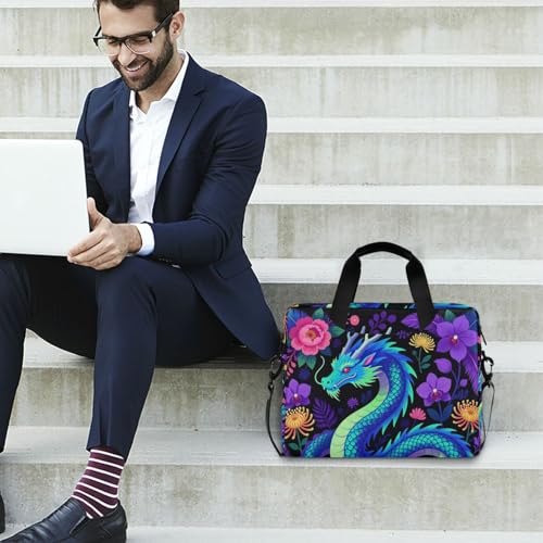 Maletín Portable para Laptop 15.6" con diseño acuarela miniatura 3