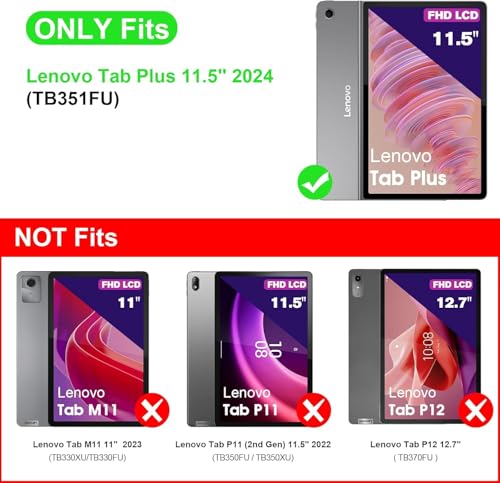 Protection Lenovo Tab Plus idéale au bureau et en déplacement étui bleu - 2
