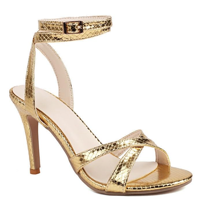 Women's Stiletto High Heels Ankle Strap Open Toe Dress Sexy Sandals