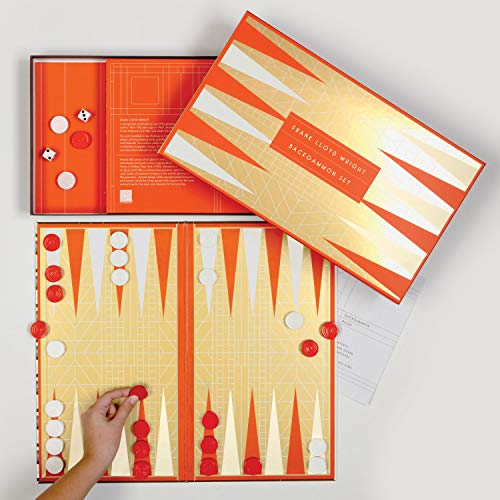 Galison Frank Lloyd Wright Backgammon Set miniatura 6