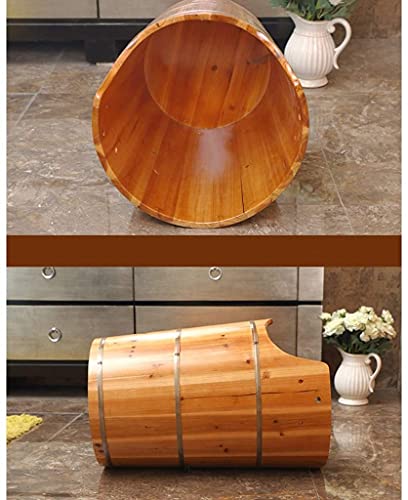 Spa de pies de madera con tapa y diseño reforzado miniatura 4