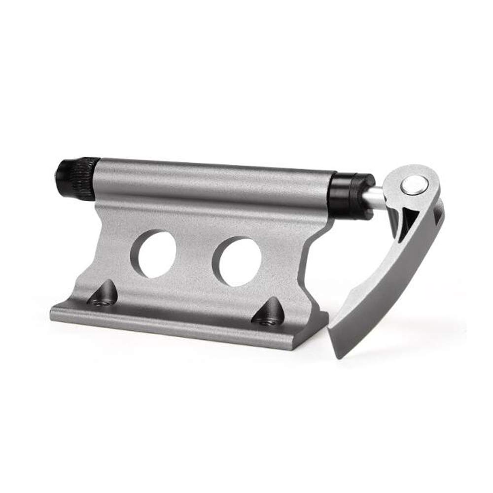 Supporto per Ruota Anteriore per Mountain Bike Staffa per Forcella per Blocco Bicicletta Staffa per Forcella per Bicicletta per Articoli da Viaggio all'aperto (Argento)