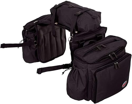 Miniatura 1 de Reinsman Bolsa de sillín de lujo aislada a prueba de fugas con bolsa de cantle adicional y correas