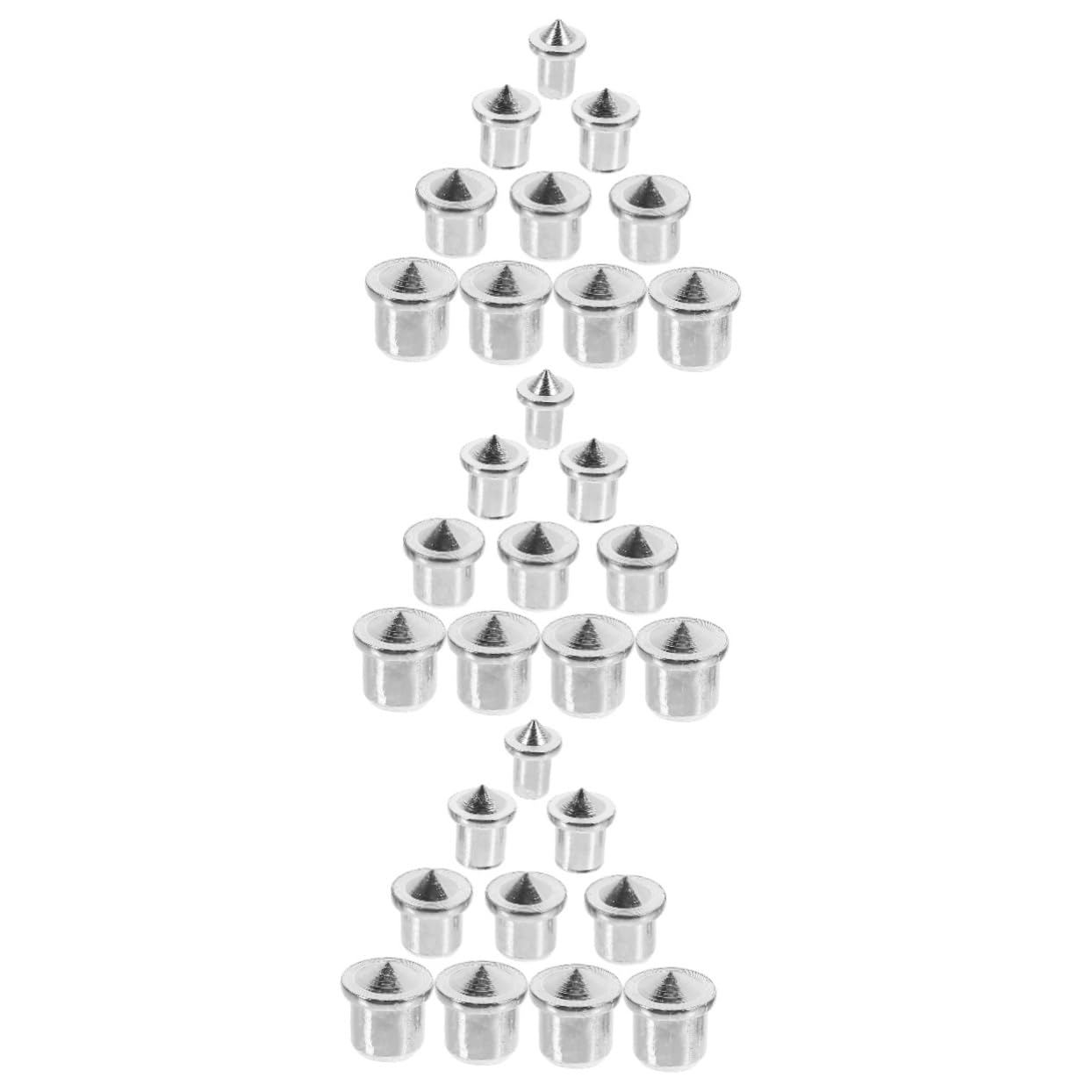 SOLUSTRE 3 Sets Woodworking Dowel Pins Assortment Round Transfer Plug Craft Steel Tool