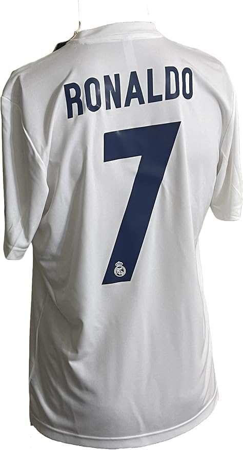 Madrid Ronaldo 2016 Soccer Football Club Team White Youth Size XL Jersey