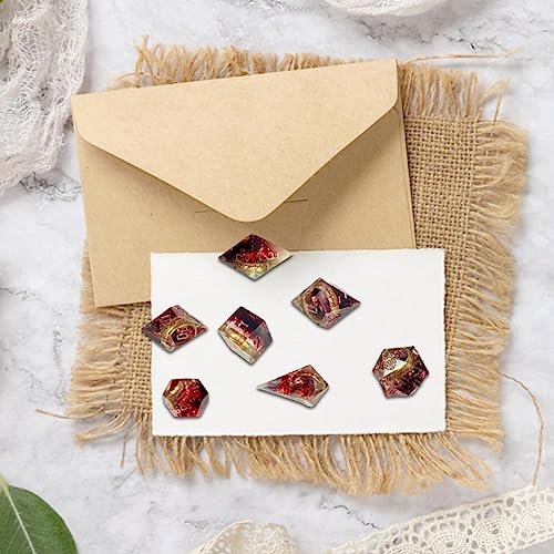 Dice Tower, 7Pcs Dice Roller Tower Playset, Resina...