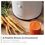 Hurom H320 Slow Juicer, White | Self-Feeding Cold Press Juice Machine for Vegetables and Fruit | High Yield | BPA Free | 500ml (16.90z) Chamber | Slow Squeeze | Easy to Clean - Image 4