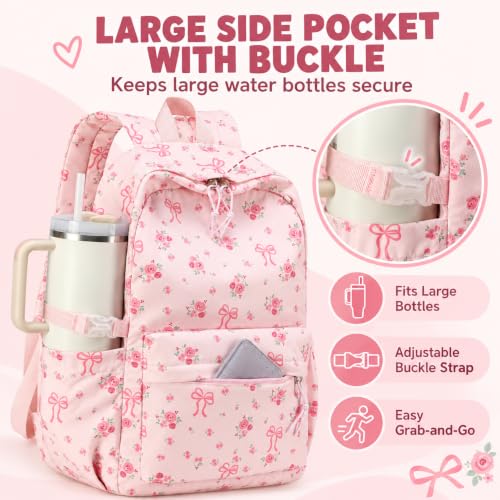 Image of LOIDOU Backpack for Girls School Backpacks Bookbags for Elementary Middle School Women Laptop Backpacks