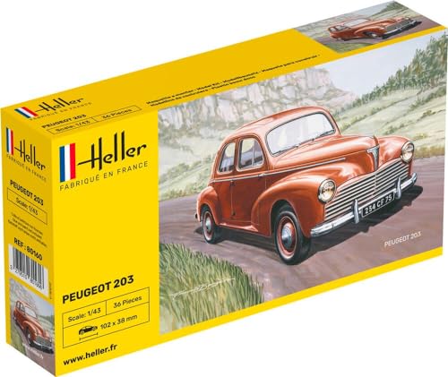 Heller - 80160 - Maquette - Voiture - Peugeot 203 - Echelle 1/43 - Classique
