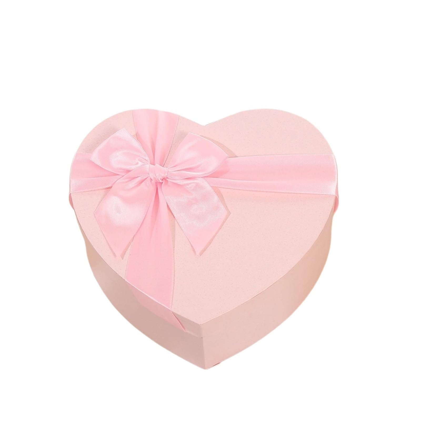Pudełko w kształcie serca, Pudełko prezentowe w kształcie serca z pokrywką i wstążką, wielokolorowe, różne rozmiary, opakowanie 3 szt.(Pink,3PCS(S M L))